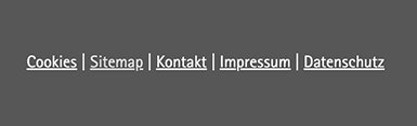 Wort Sitemap unten auf der Internet-Seite
